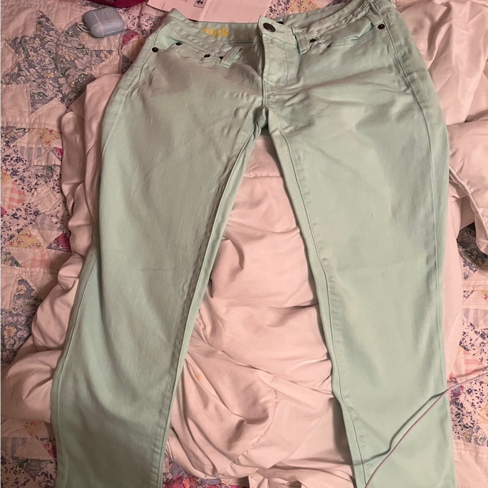 J Crew Aqua Toothpick Jeans